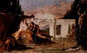 Giovanni Battista Tiepolo Rinaldo und Armida, Entwurf fur gleichnamiges Munchner Gemalde oil